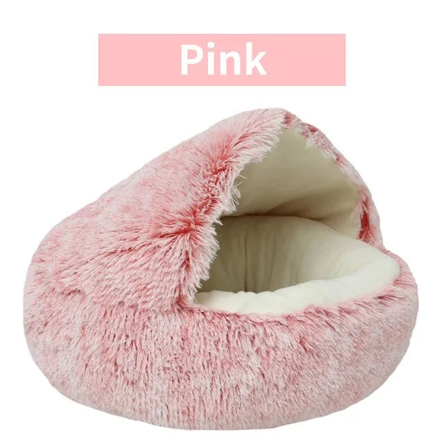 Warm Long Plush Pet Bed - 4petslovers