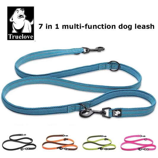 Truelove 7 In 1 Multi-Function Adjustable Dog Lead - 4petslovers