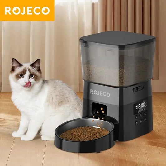 ROJECO Automatic Pet Feeder - 4petslovers