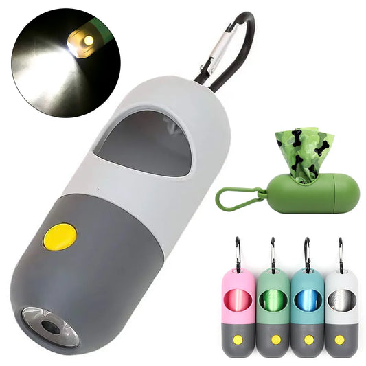 Led Light Dog Poop Bags Dispenser - 4petslovers