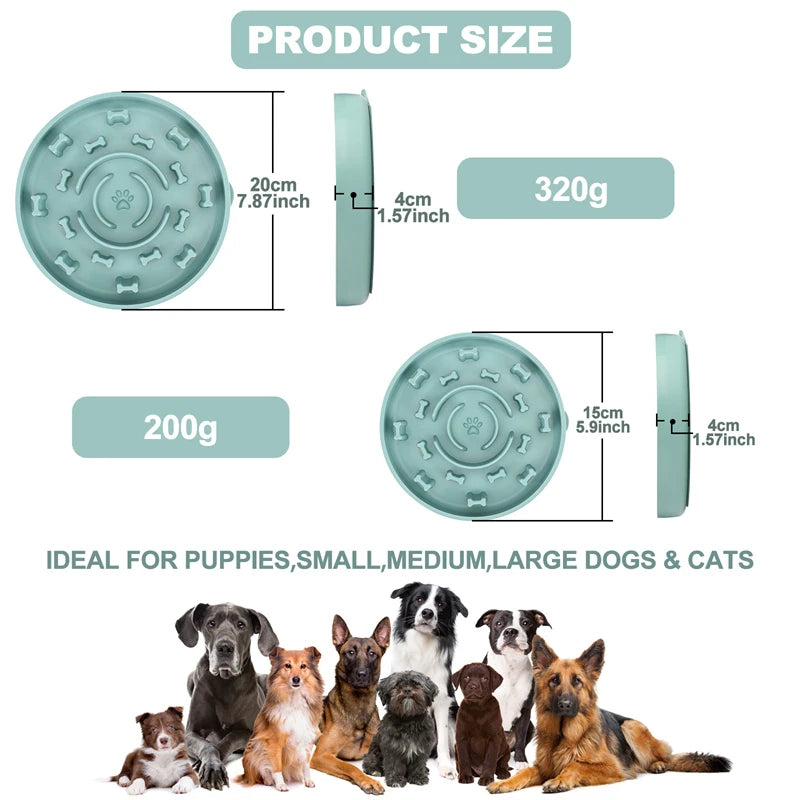 Dog Slow Feeder Bowl - 4petslovers