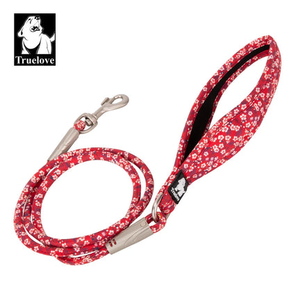 TrueLove Cotton Floral Dog Leash