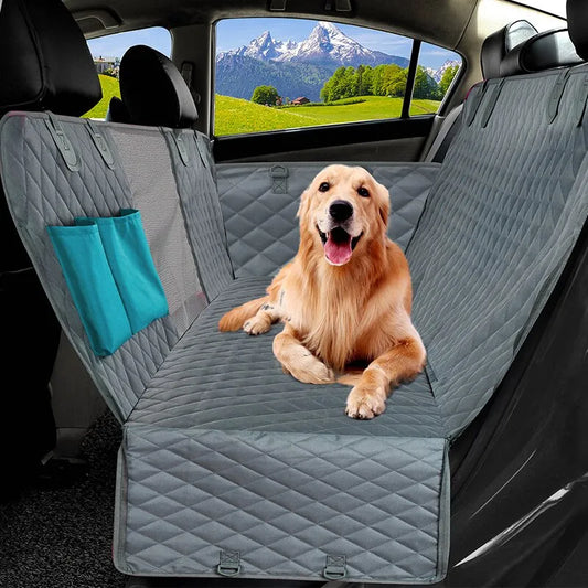 Double Zip Car Pet Seat Cover - 4petslovers