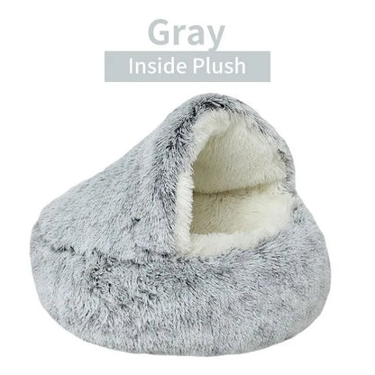 Warm Long Plush Pet Bed - 4petslovers