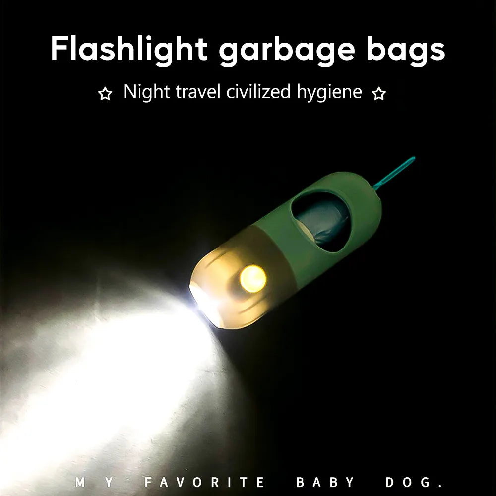 Led Light Dog Poop Bags Dispenser - 4petslovers