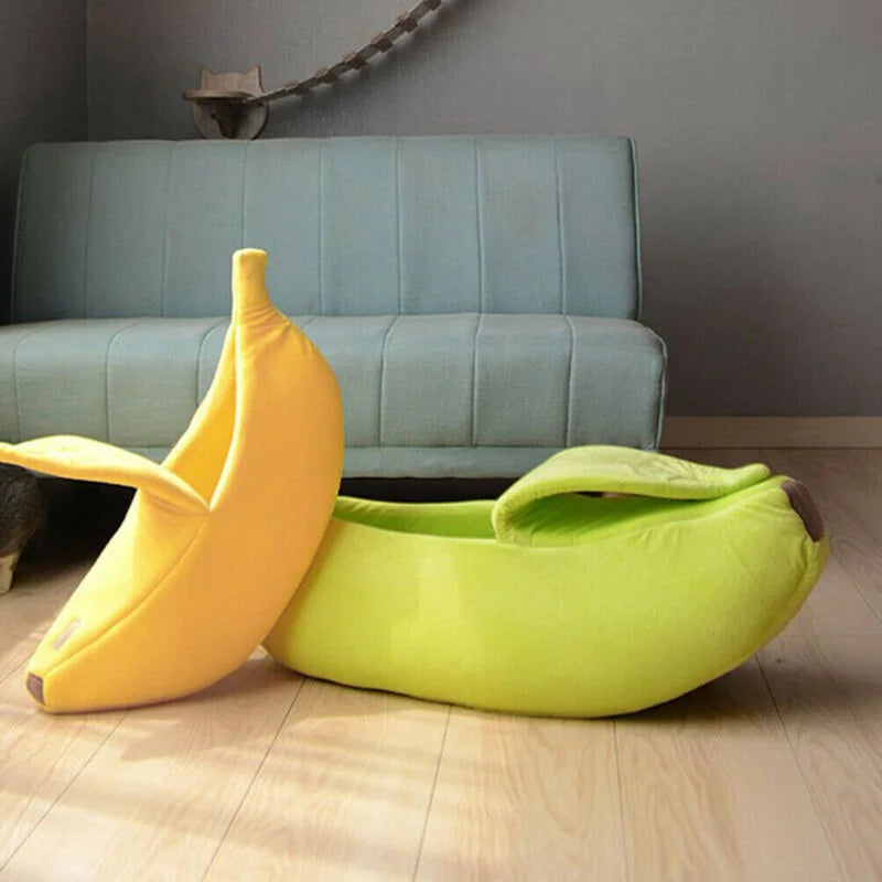 Banana shaped cat basket - 4petslovers