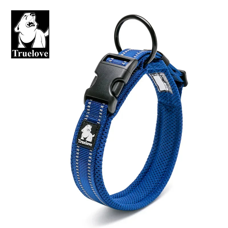 Truelove Adjustable Mesh Padded Pet Dog Collar - 4petslovers