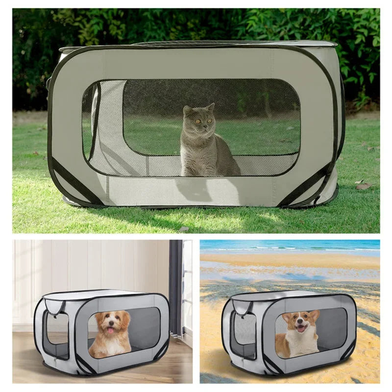 Portable Folding Car Trunk for Pets - 4petslovers