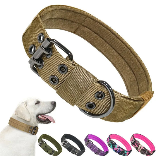 Tactical Dog Collar Military Adjustable - 4petslovers