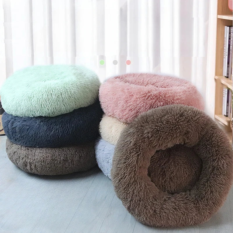 Pet Plush Round Mat - 4petslovers