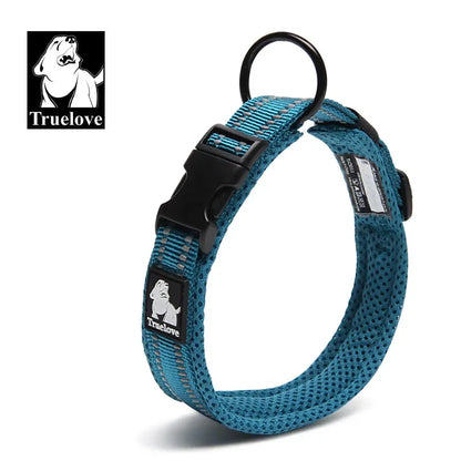 Truelove Adjustable Mesh Padded Pet Dog Collar - 4petslovers