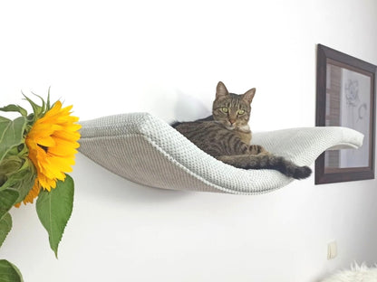 Cat Wall Shelf – Playful Curve Left 100 cm SH-M-W100UL-11