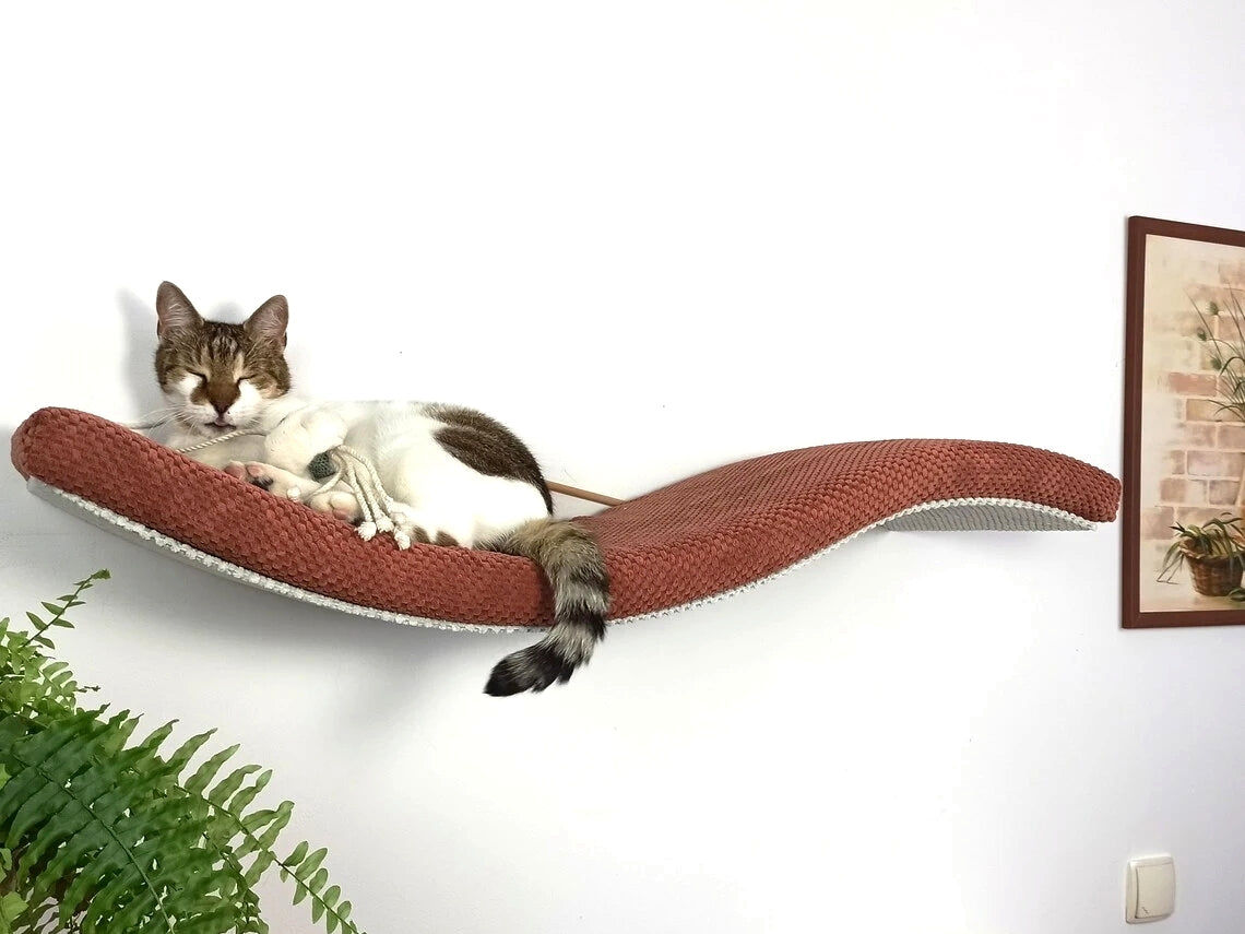 Cat Shelf - Playful Curve Left 95 SH-M-W95SL-7