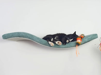 Cat Wall Shelf – The Playful Curve Right 100 cm SH-M-W100UR-4