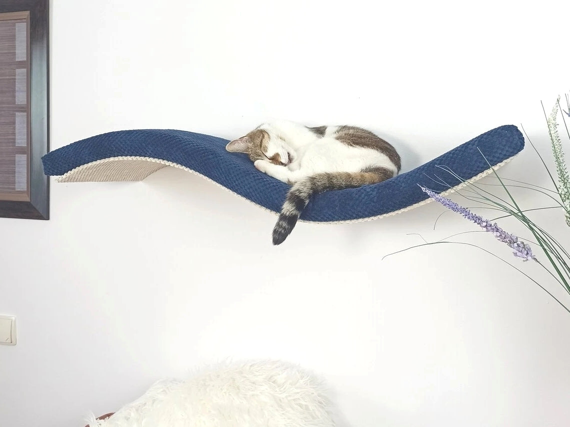 Cat Wall Shelf – The Playful Curve Right 100 cm SH-M-W100UR-11