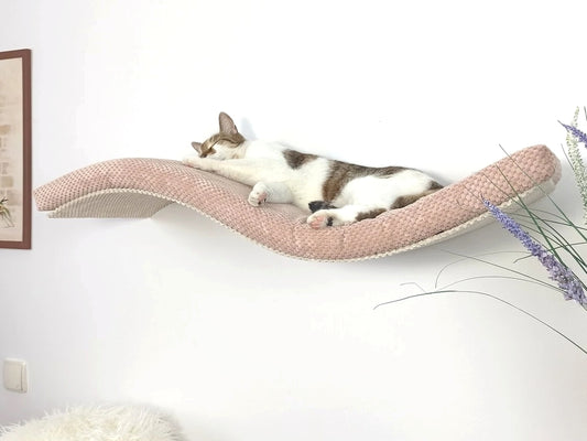 Cat Wall Shelf – The Playful Curve Right 100 cm SH-M-W100UR-10