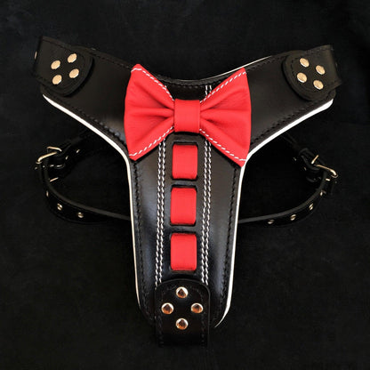 Bestia ''Bowtie'' leather harness-0