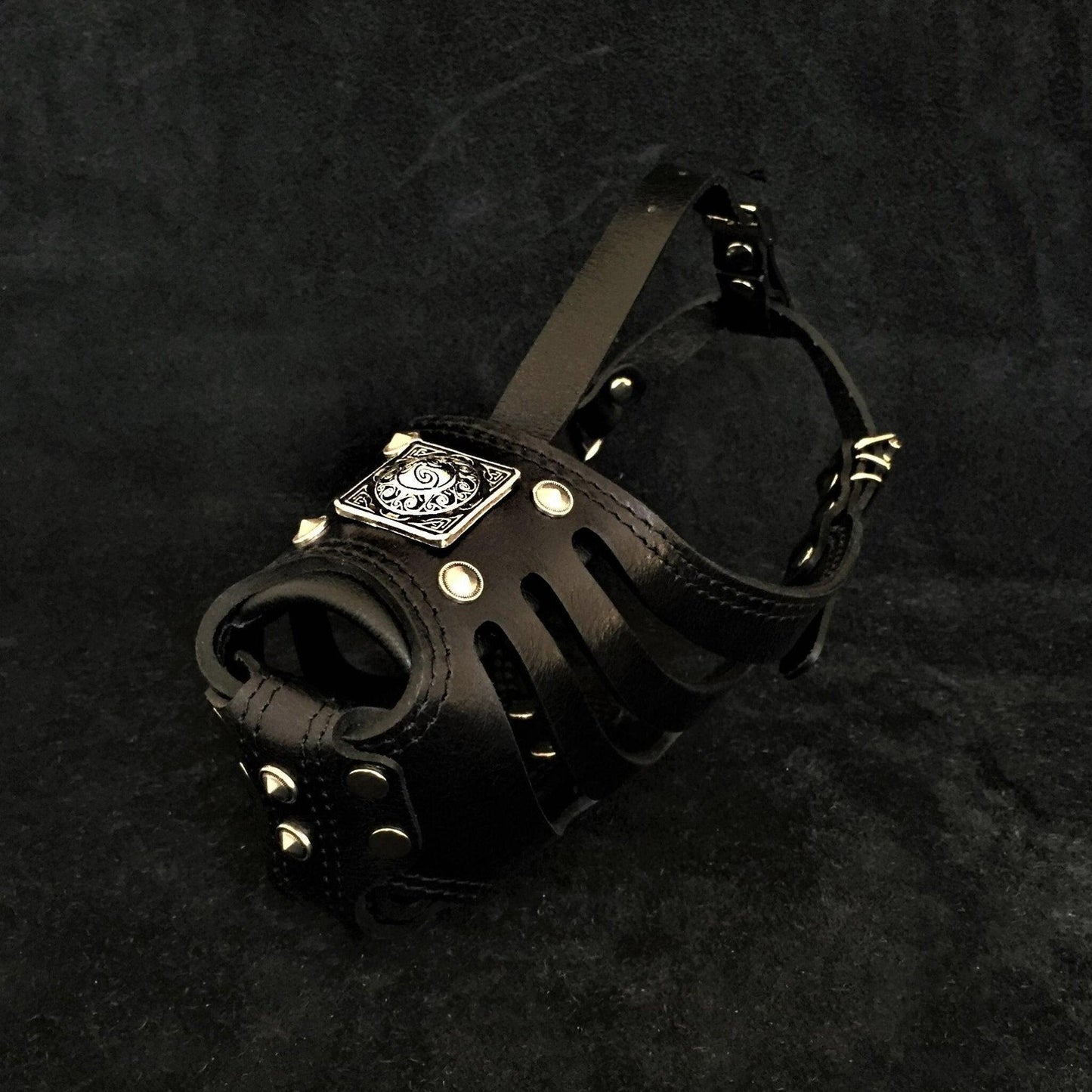 ''Eros'' Basket Muzzle All Black-0