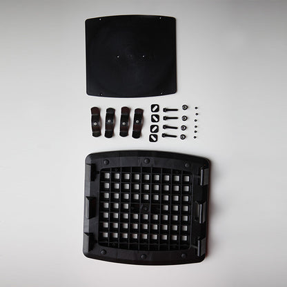 POW ALL BLACK / BLACK INSERTS pet carrier parts for motorcycle, scooter, or bicycle. Perfect for adventurous pets.