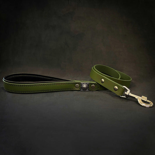 The "Eros" Green Leash 1 inch wide-0