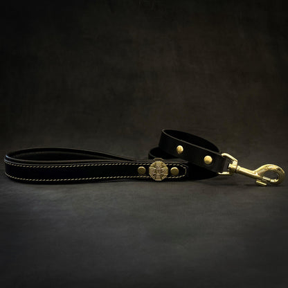 Maximus Gold Leash 1 inch wide-2