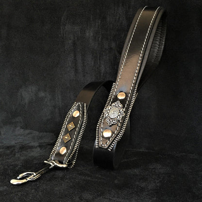 The ''Aztec'' Black leash-0