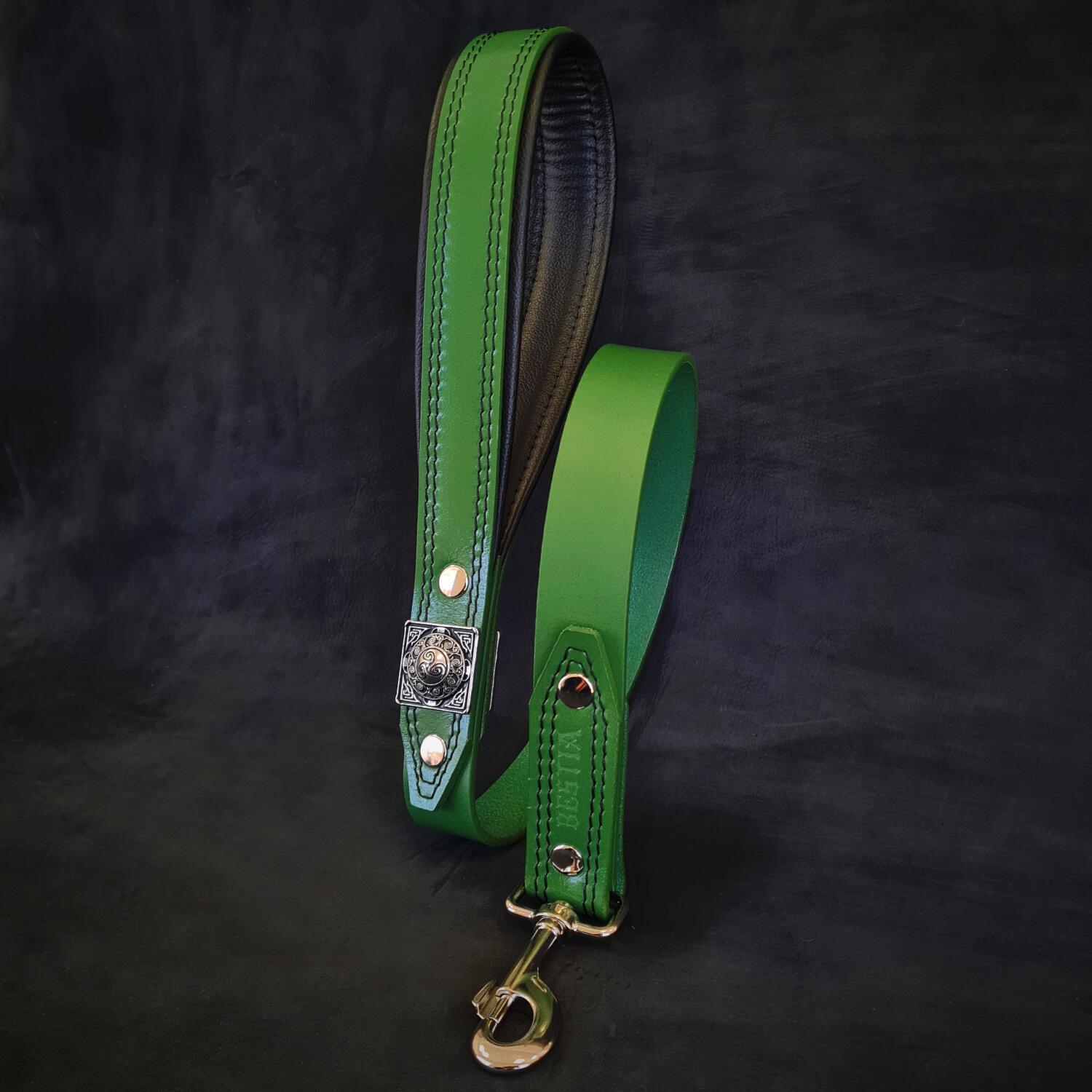 The "Eros" collar 2.5 inch wide Green-3